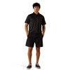 ARIAT CHARCOAL HEATHER SOUTHWEST - MENS POLO  - 10076065