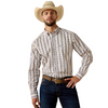 ARIAT TEAM DANIEL WHITE PRINT - MENS SHIRT  - 10073627