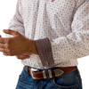 ARIAT WF WAVERLY WHITE GEO PRINT - MENS SHIRT  - 10073681