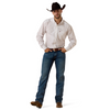 ARIAT WF WAVERLY WHITE GEO PRINT - MENS SHIRT  - 10073681