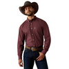 ARIAT WF RED MAHOGANY DOT PRINT - MENS SHIRT  - 10073682