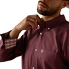 ARIAT WF RED MAHOGANY DOT PRINT - MENS SHIRT  - 10073682