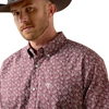 ARIAT WF RED MAHOGANY PAISLEY PRINT - MENS SHIRT  - 10073698