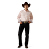 ARIAT WF BARELY PINK GEO PRINT - MENS SHIRT  - 10073690