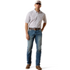 ARIAT BRITTON WHITE GEO PRINT - MENS SHIRT  - 10073591