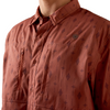 ARIAT VENTEK COPPER BROWN PRINT - MENS SHIRT  - 10073430
