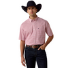 ARIAT HIBISCUS RED TRIANGLE PRINT - MENS SHIRT  - 10073588