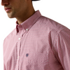 ARIAT HIBISCUS RED TRIANGLE PRINT - MENS SHIRT  - 10073588