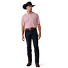 ARIAT HIBISCUS RED TRIANGLE PRINT - MENS SHIRT  - 10073588