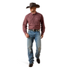 ARIAT WF DION RED MAHOGANY MINI - MENS SHIRT  - 10073656