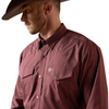 ARIAT WF DION RED MAHOGANY MINI - MENS SHIRT  - 10073656