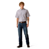 ARIAT BAXTER WHITE SOUTHWEST PRINT - MENS SHIRT  - 10073527