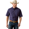 ARIAT PRO SERIES BLUE CHECK PRINT - MENS SHIRT  - 10073603
