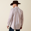 ARIAT BRAD FITTED WHITE GEO PRINT - MENS SHIRT  - 10073532