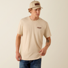 ARIAT COWBOY UP CLASSIC NATURAL - MENS TEE  - 10073414