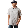 ARIAT VENTEK OUTBOUND LIGHT  GREY - MENS SHIRT  - 10073473