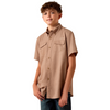 ARIAT VENTEK KHAKI SOUTHWEST CROSS - KIDS BOYS SHIRT - 10073420