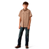 ARIAT VENTEK KHAKI SOUTHWEST CROSS - KIDS BOYS SHIRT - 10073420