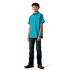 ARIAT VENTEK BLUE MOON TURQUOISE - KIDS BOYS SHIRT - 10073499