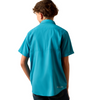 ARIAT VENTEK BLUE MOON TURQUOISE - KIDS BOYS SHIRT - 10073499
