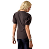 ARIAT OAKLEY SNAP RAVEN BLACK - LADIES SHIRT  - 10073537
