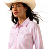 ARIAT KIRBY PINK LAVENDER STRIPE - LADIES SHIRT  - 10073478