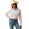 ARIAT VENTEK FLORAL MEDLEY PRINT - LADIES SHIRT  - 10073443