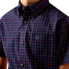 ARIAT PRO BERNARD BLUE CHECK PRINT - KIDS BOYS SHIRT - 10073639