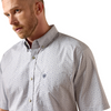 ARIAT BOSCO SLEET GREY GEO PRINT - MENS SHIRT  - 10073526