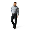 ARIAT WRINKLE FREE LIONEL LIGHT BLUE - MENS SHIRT  - 10052558
