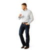 ARIAT BAKER WRINKLE FREE BLUE PRINT - MENS SHIRT  - 10054722