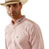 ARIAT TEAM PRIMO FITTED RED - MENS SHIRT  - 10054725