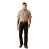 ARIAT CARMELO CLASSIC BROWN PRINT - MENS SHIRT  - 10059012