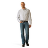 ARIAT WF OLSEN WHITE CLASSIC PLAID - MENS SHIRT  - 10054828
