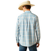 ARIAT PRO CASPER LIGHT BLUE PLAID - MENS SHIRT  - 10058971