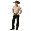 ARIAT WF FLEMMING BROWN PLAID - MENS SHIRT  - 10053907
