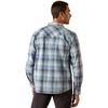 ARIAT HUNTER LIGHT BLUE RETRO PLAID - MENS SHIRT  - 10054713