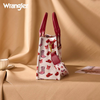 WRANGLER RODEO ICONS CANVAS TOTE PINK - LADIES PURSES  - WG524-8120SPK