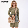 WRANGLER RODEO ICONS CANVAS TOTE TAN - LADIES PURSES  - WG524-8120STN