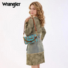 WRANGLER BAGUETTE TURQUOISE PRINT - LADIES PURSES  - WG524-8633TQ