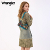 WRANGLER BRAIDED HANDLE COFFEE PRINT - LADIES PURSES  - WG524-8182CF