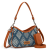 WRANGLER AZTEC STUDDED DENIM - LADIES PURSES  - WG435-8182JN