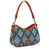 WRANGLER AZTEC STUDDED DENIM - LADIES PURSES  - WG435-8182JN