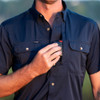 PONCHO  THE CAPTAIN NAVY - MENS SHIRT  - THE CAPTAIN