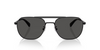 COACH CAE80 SATIN BLACK / BLACK W/ G - SUNGLASS COACH  - 7178939387
