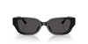 COACH CBZ52 BLACK W/ GREY SOLID - SUNGLASS COACH  - 8439U500287