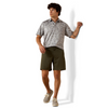 ARIAT SKY ROCKET CAMO PRINT FITTED - MENS POLO  - 10073436