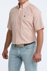 CINCH CORAL GEOMETRIC PRINT - MENS SHIRT  - MTW1111526