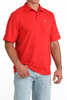 CINCH ARENAFLEX SOLID RED PRINT - MENS POLO  - MTK1874004