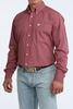 CINCH PINK GEOMETRIC PRINT - MENS SHIRT  - MTW1106098